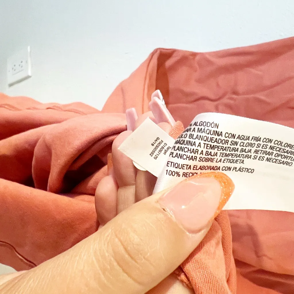 A new day cotton cuffed sleeve midi tshirt orange/red short sleeve dress - Image 14