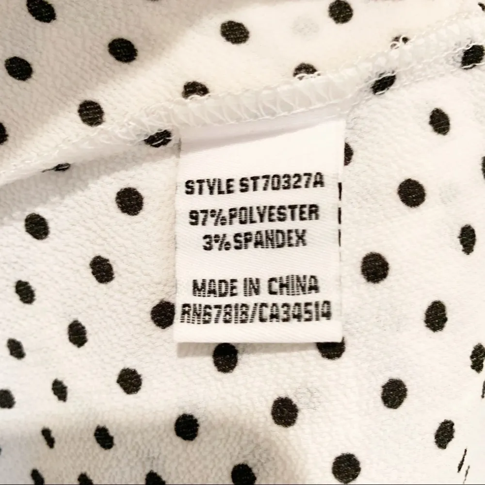 NWT Jules & Leopold Polka Dot Cold Shoulder Top S - Image 11