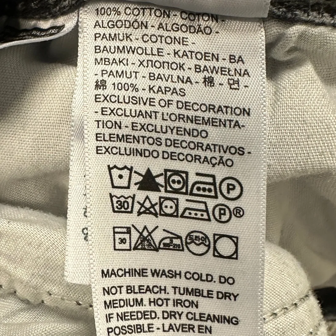 Levi’s Premium Washed Black Dad Jean Relaxed Fit Denim Straight Leg Casual 31x30 - Image 8