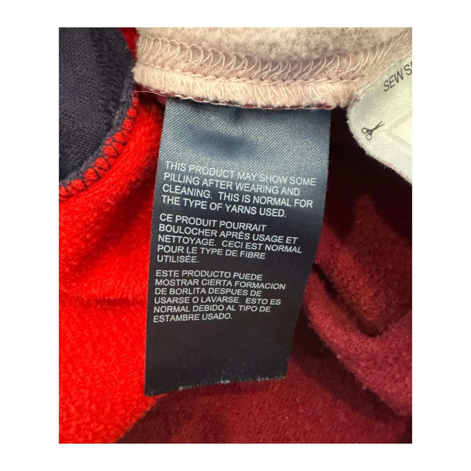 Tommy Hilfiger Colorblock Crewneck Sweatshirt L Oversized Retro 90s Y2K Logo - Image 9