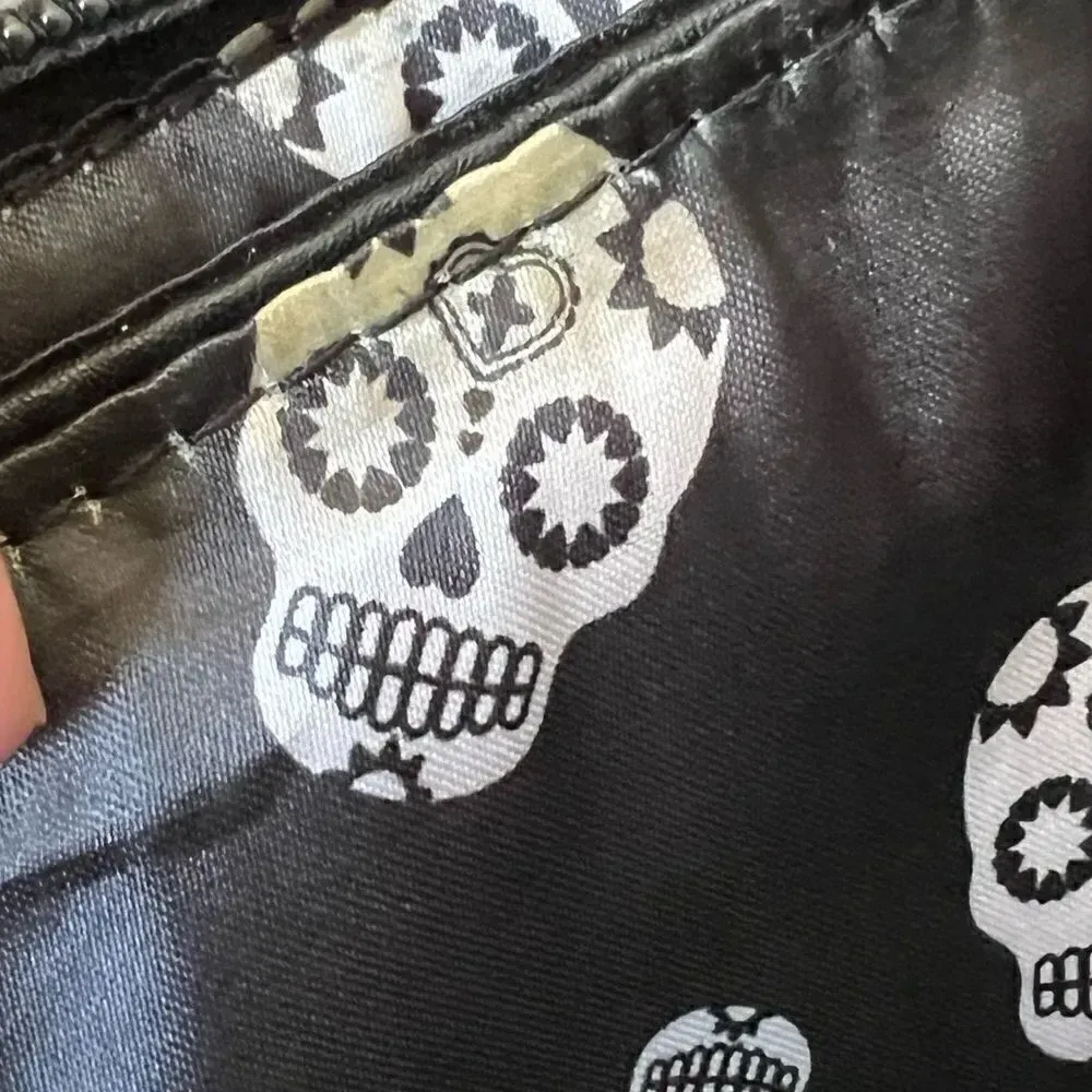 COCOS Rico skull crossbody purse‎ Black - Image 2
