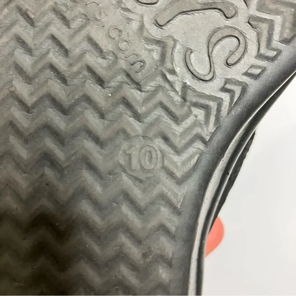 Skechers black wedge‎ sandals casual comfortable minimalist women’s size 10 - Image 9