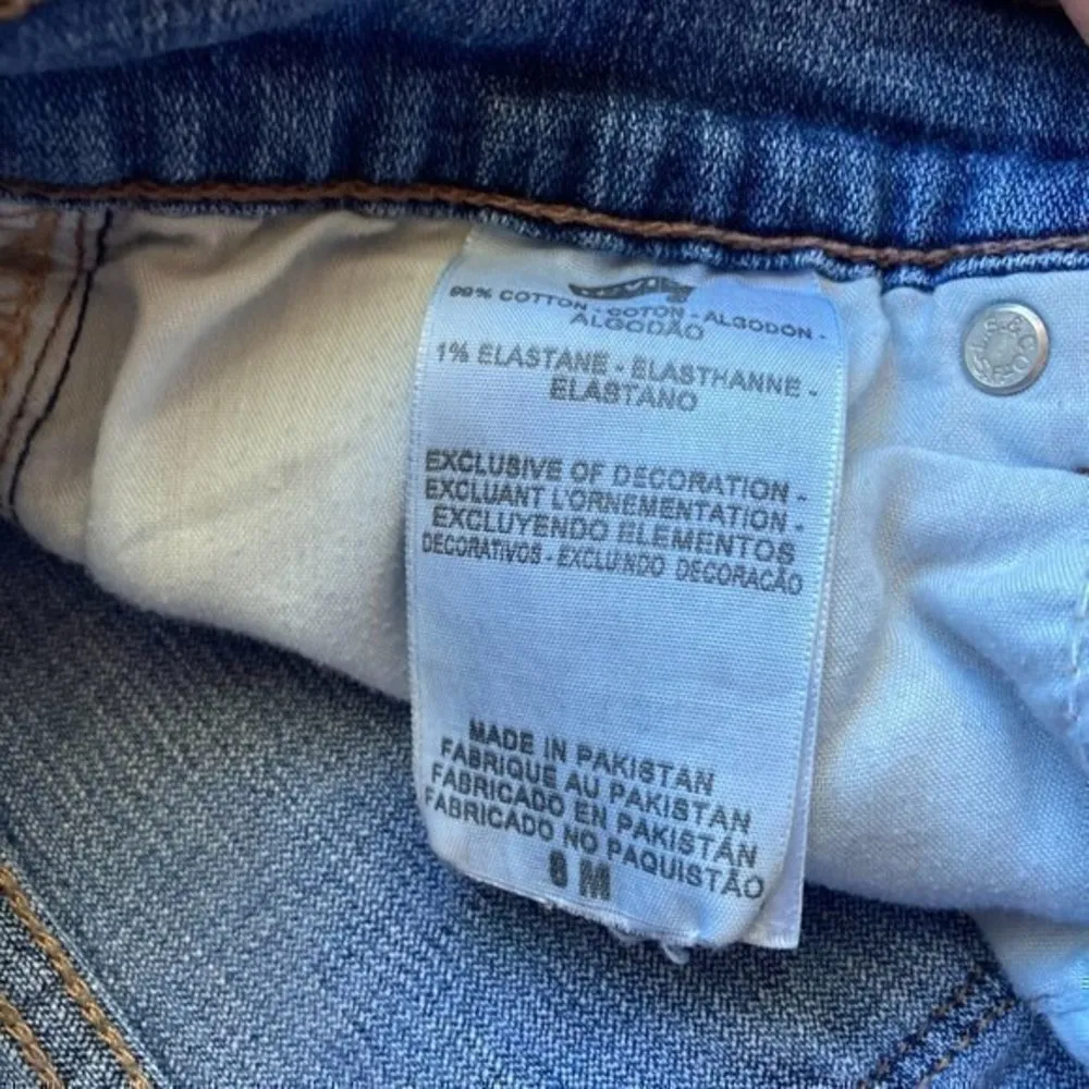 Levi's 515 Bootcut Medium Wash Rigid Denim Jeans Sz 8 - Image 7