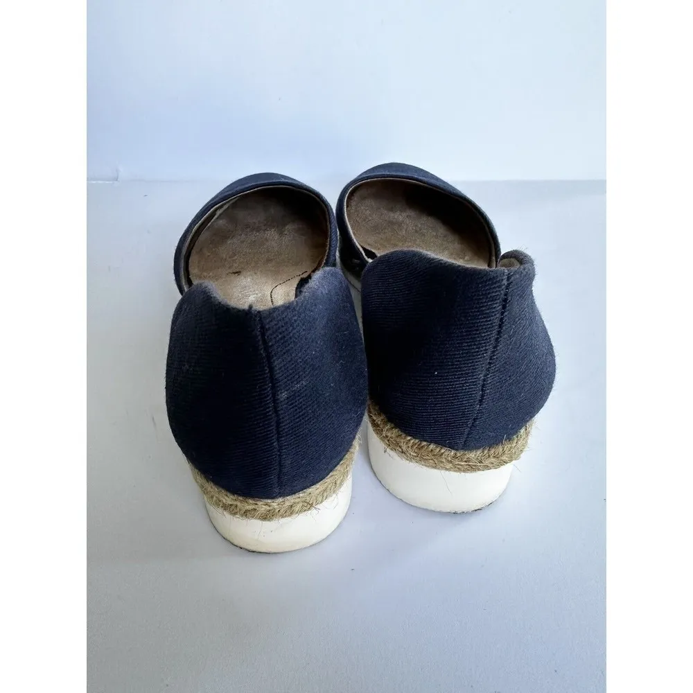 Life Stride women's Soft System Cassidy Navy Espadrille Slip On Flats Size 6.5 - Image 6