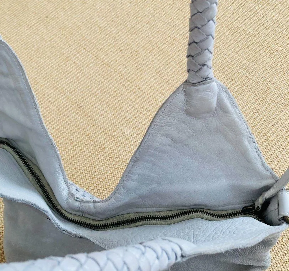 Free People Llana Woven Leather Tote NWOT $178 - Image 13