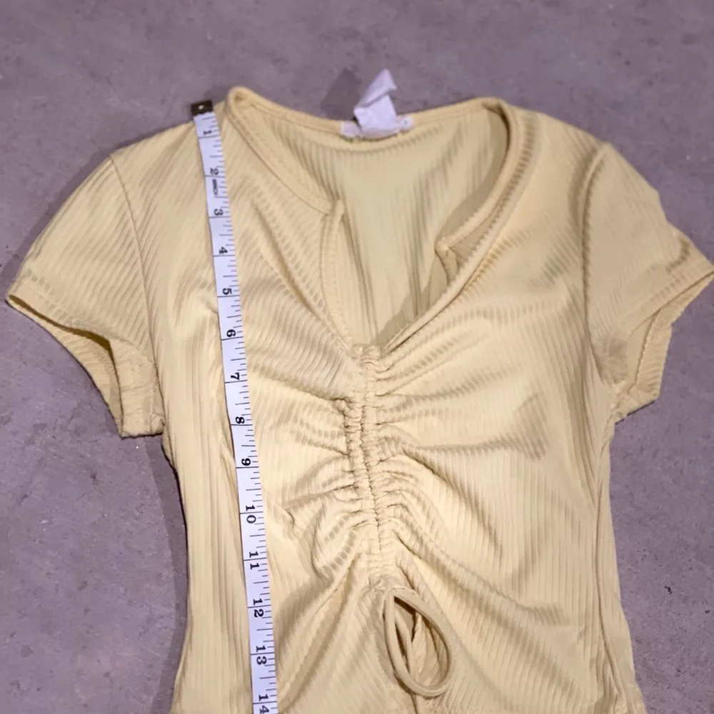 Soft Yellow Molly Rose Crop Top - Image 5