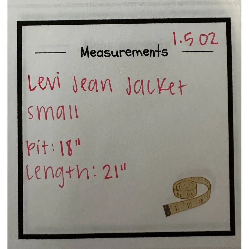 Levi Strauss Signature Gold Blue Jean Jacket Womens Small Jean Jacket - Image 7