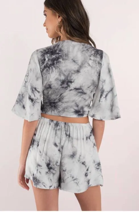 Audrey 3+1 Two piece tie dye romper - Image 4