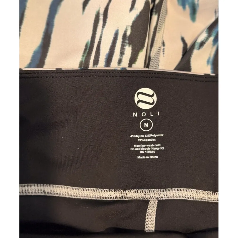 Noli Womens Leggings White Acadia High Rise Tight Pants Ankle Pull On Gym Medium - Image 3