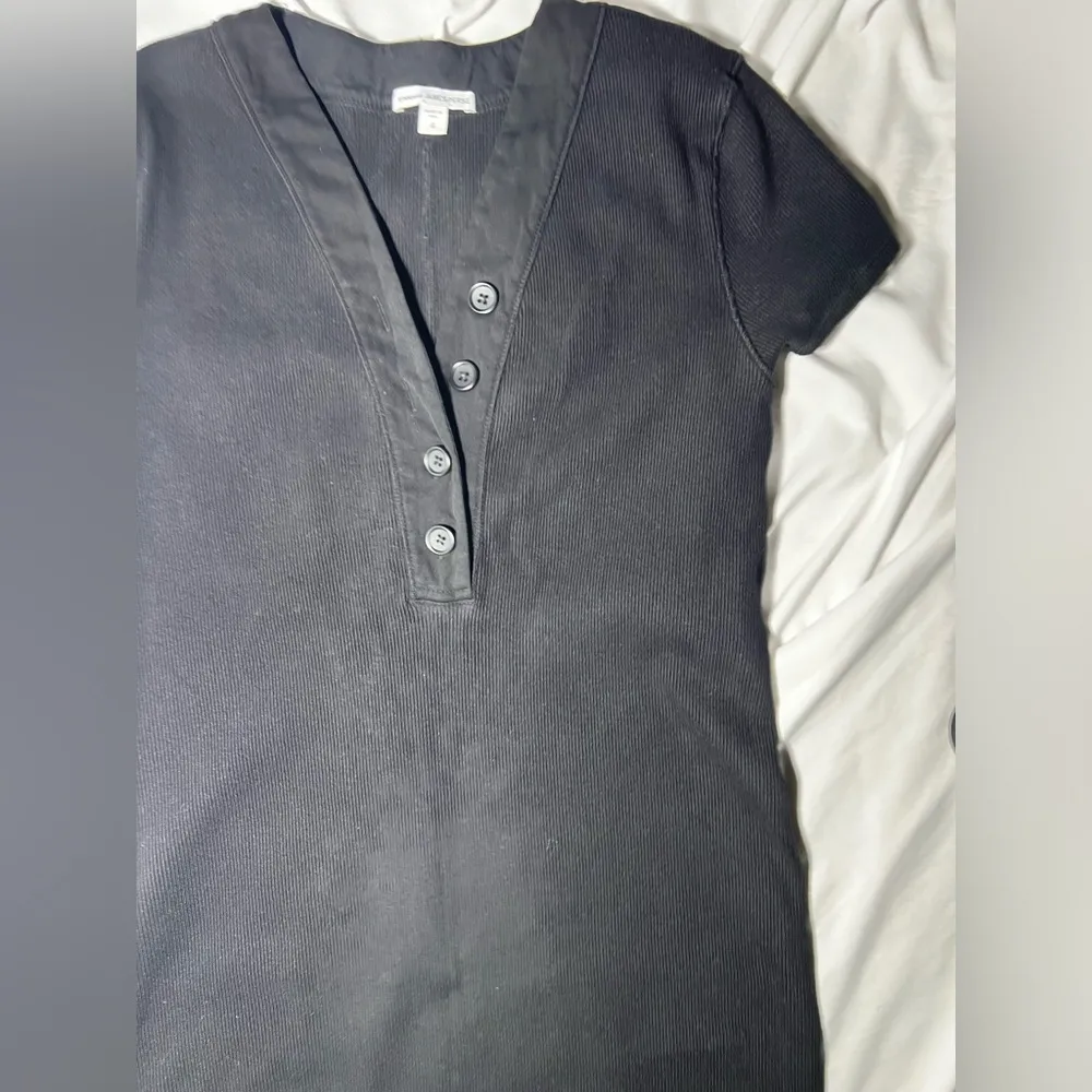 James Perse Standard Rib Henley Dress | 4 - Image 6