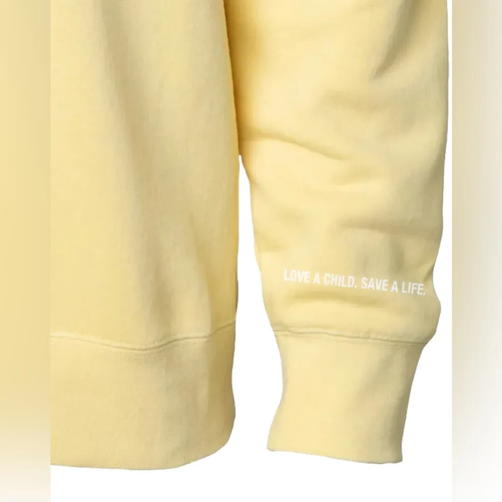 LOVE ONE Sunshine Yellow Crew Sweatshirt Size M - Image 2