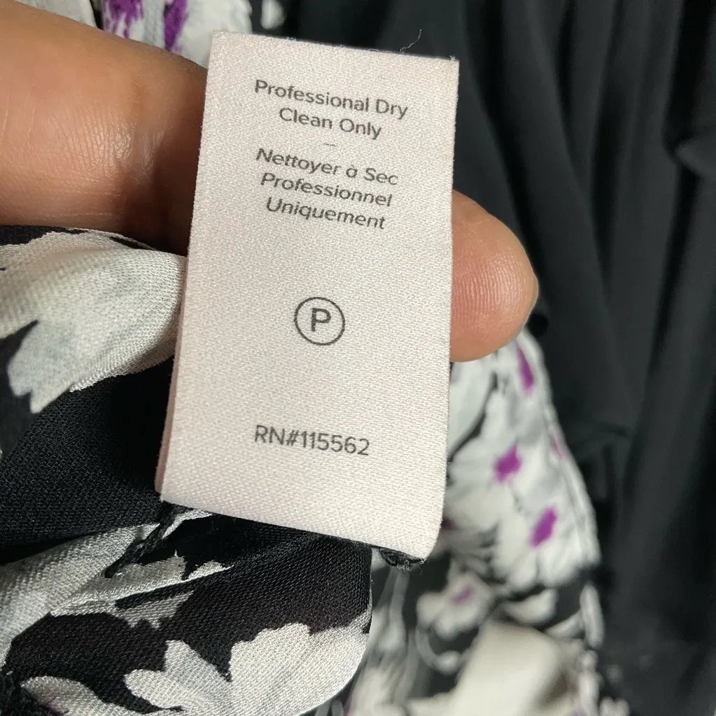 Cinq a Sept Silk Simone Top Size S Black - Image 8