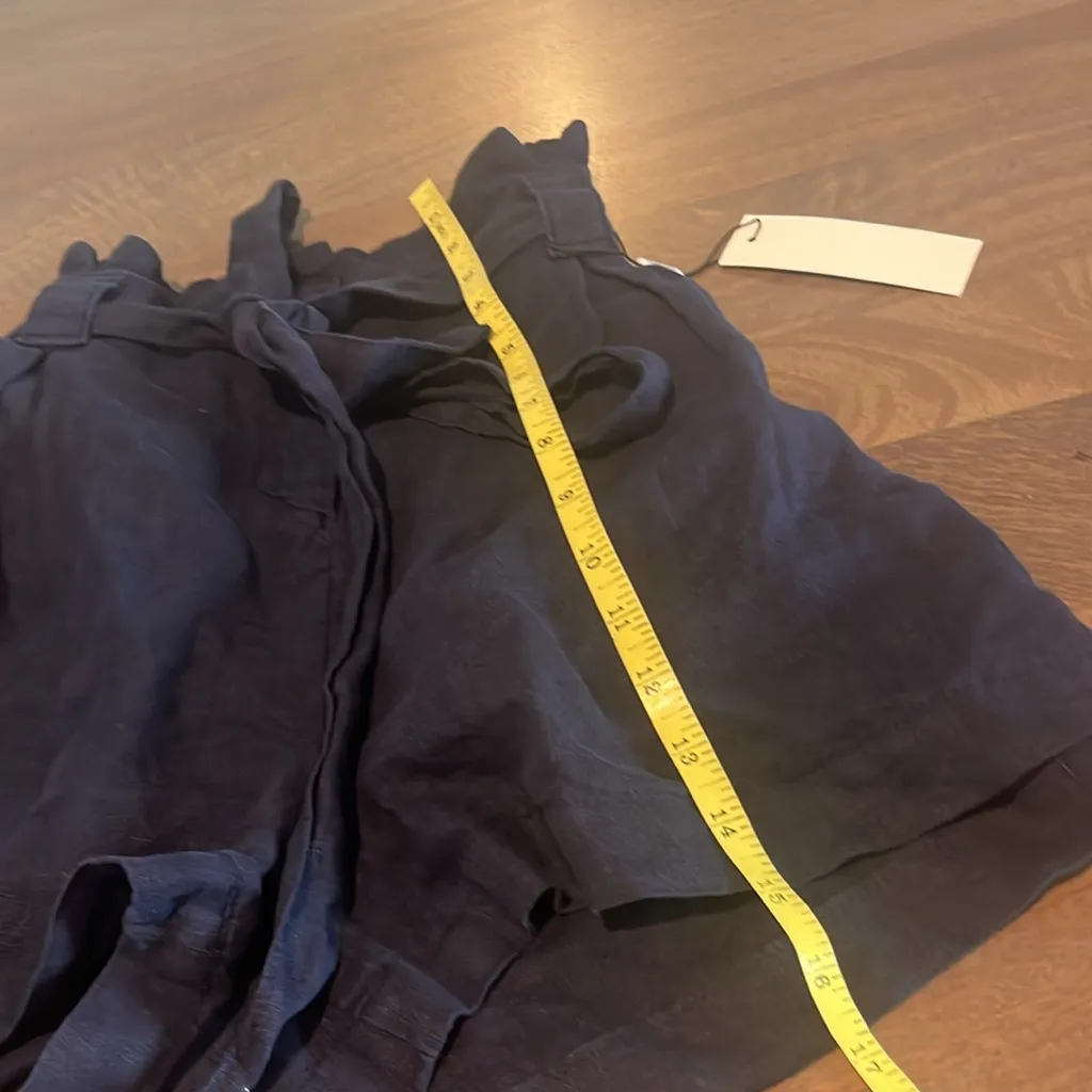 L'AGENCE Hillary High Waisted Linen Shorts Sz28NWT - Image 3