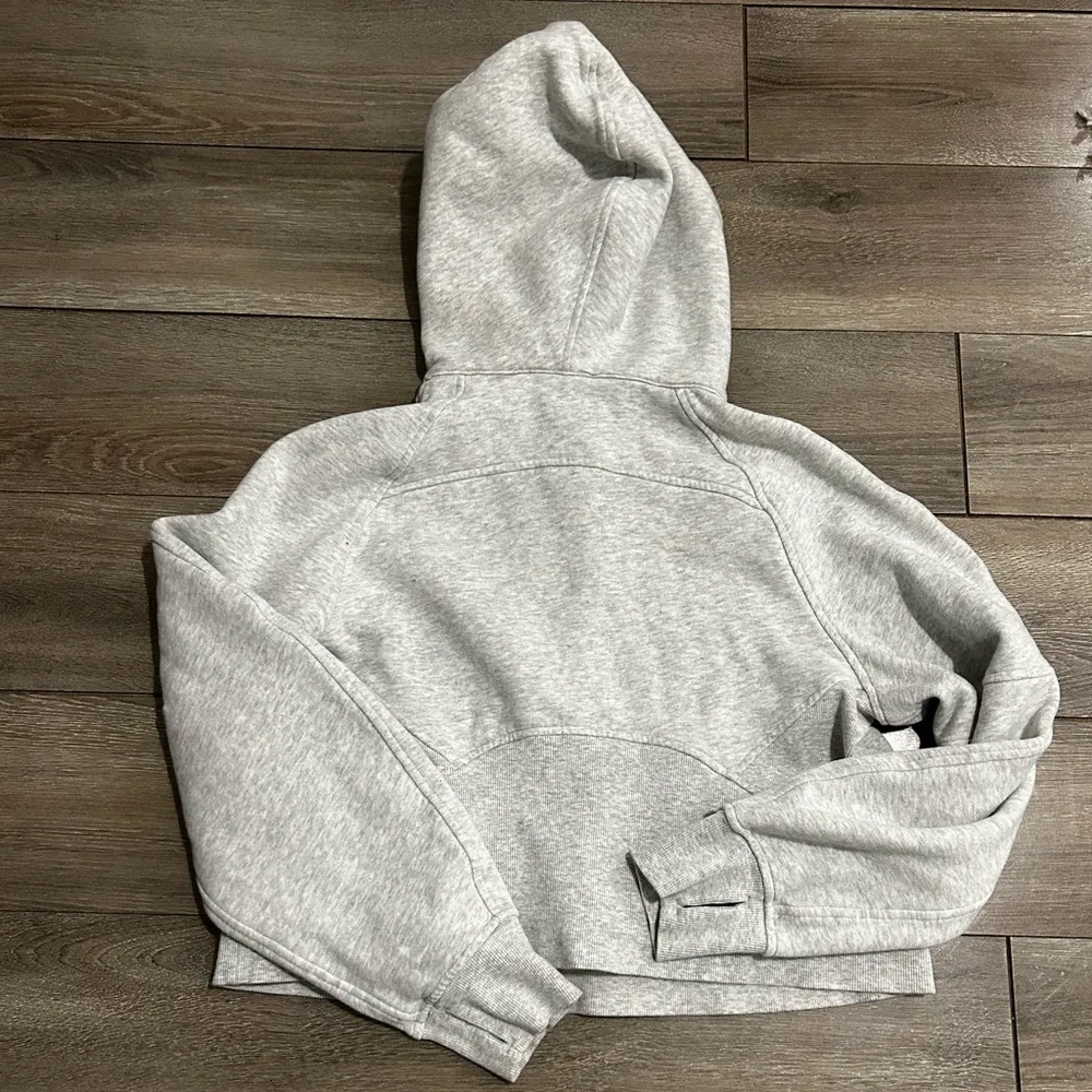 Lululemon Grey Oversized Scuba Half Zip Hoodie - Image 6