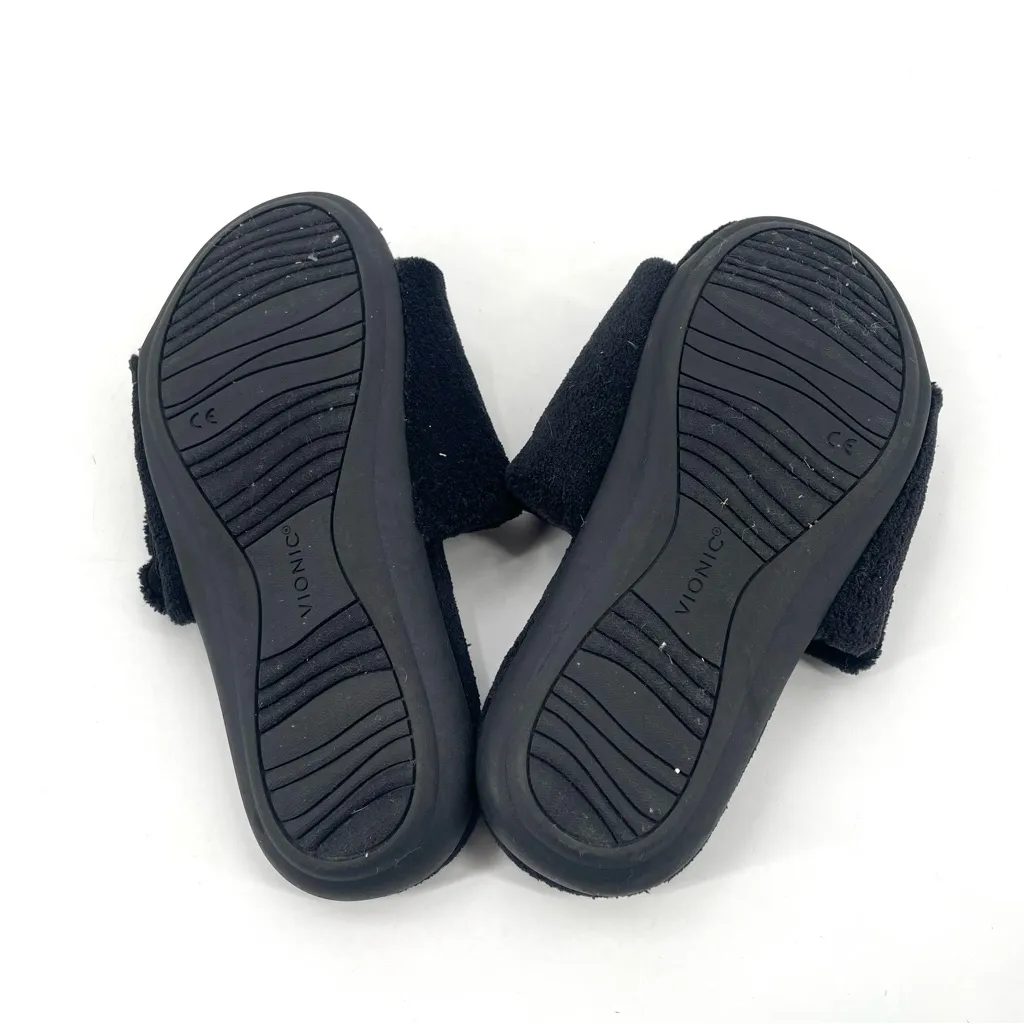Vionic Dream Black Slip On Flats Slide Slippers - Image 4