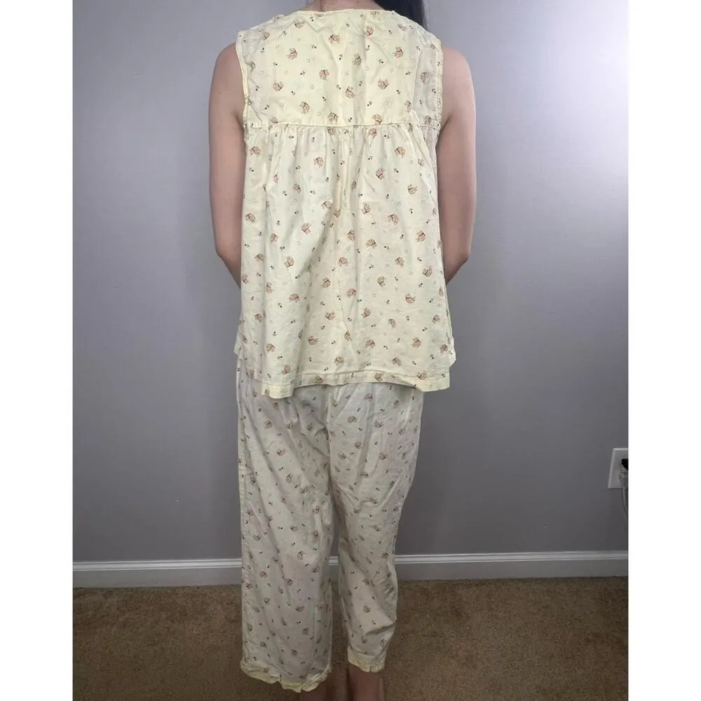 Secret Treasures Two Piece Pajama Set Small Cottagecore Coquette Farmhouse - Image 3