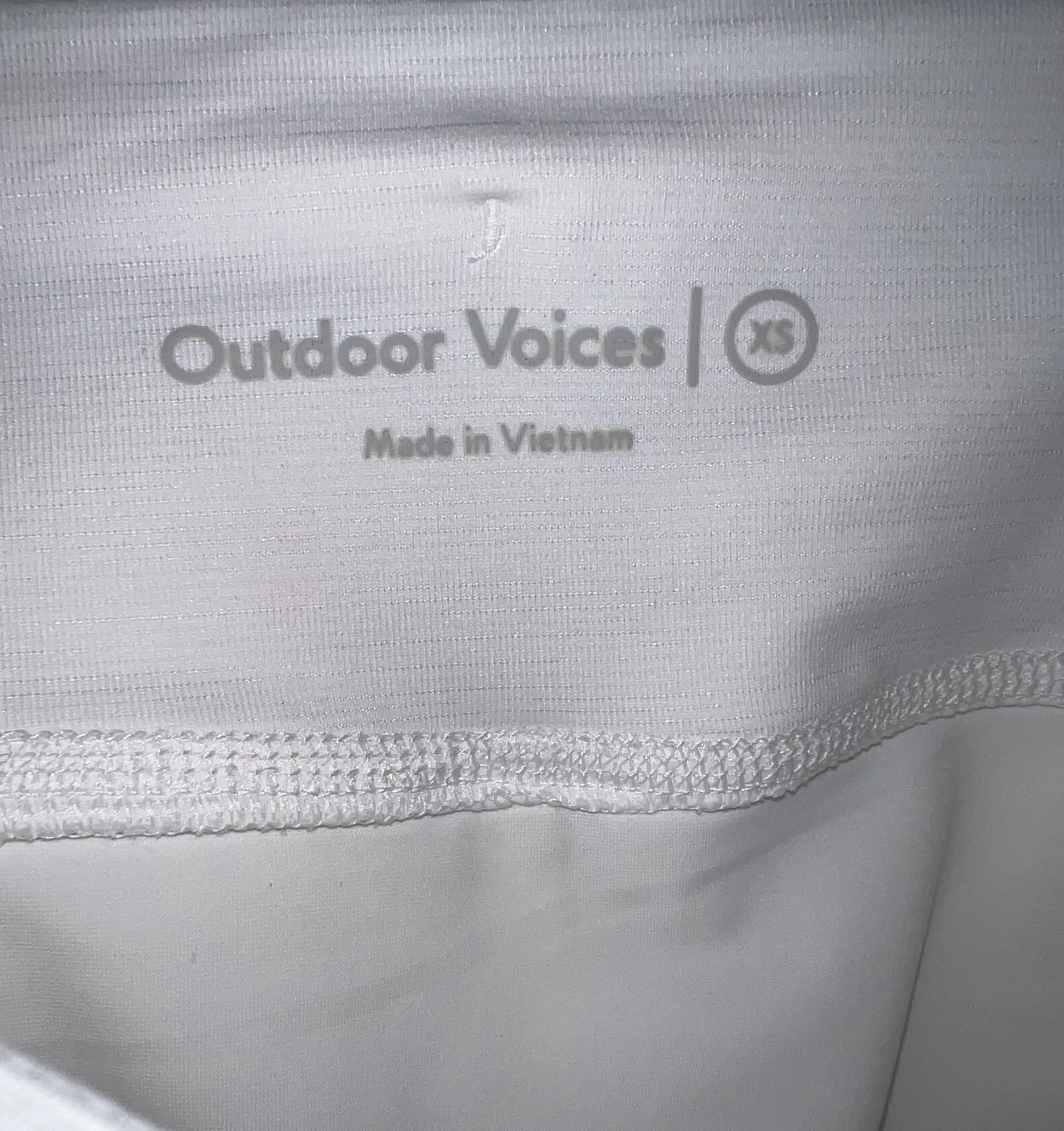 Outdoor Voices White Athletic Shorts - Image 3