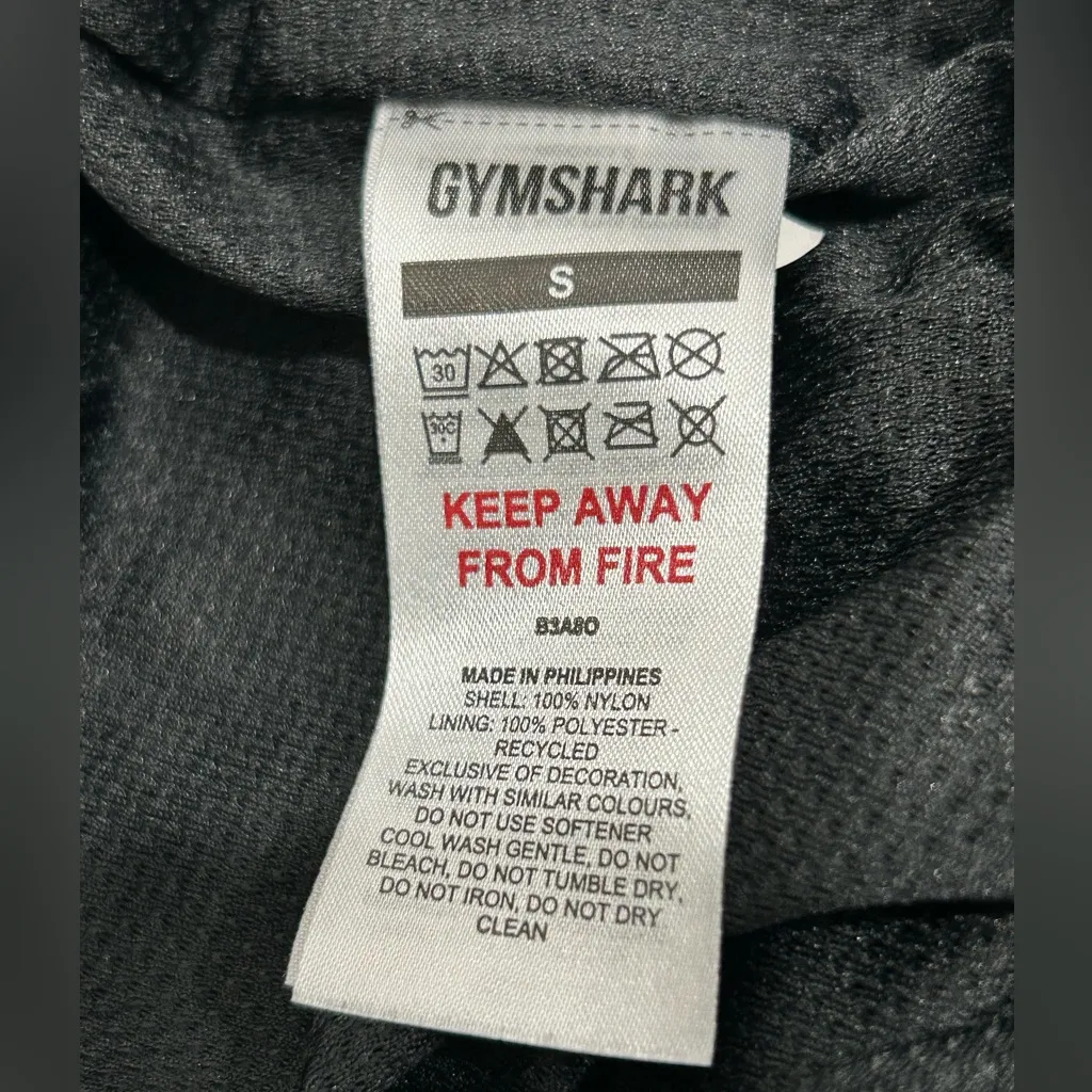 Gym Shark Black Track Pants Size Small - Image 5