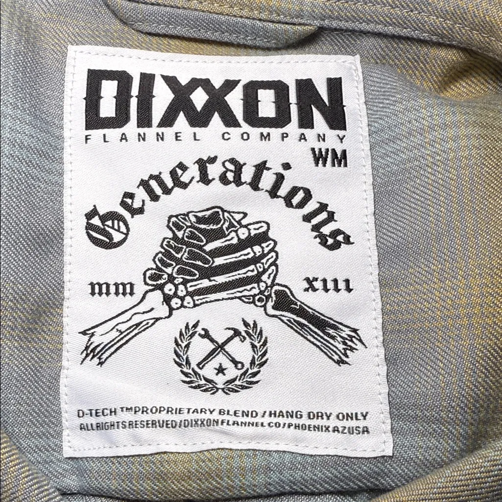 DIXXON Women’s Button Down Shirt Gray Size M - Image 6