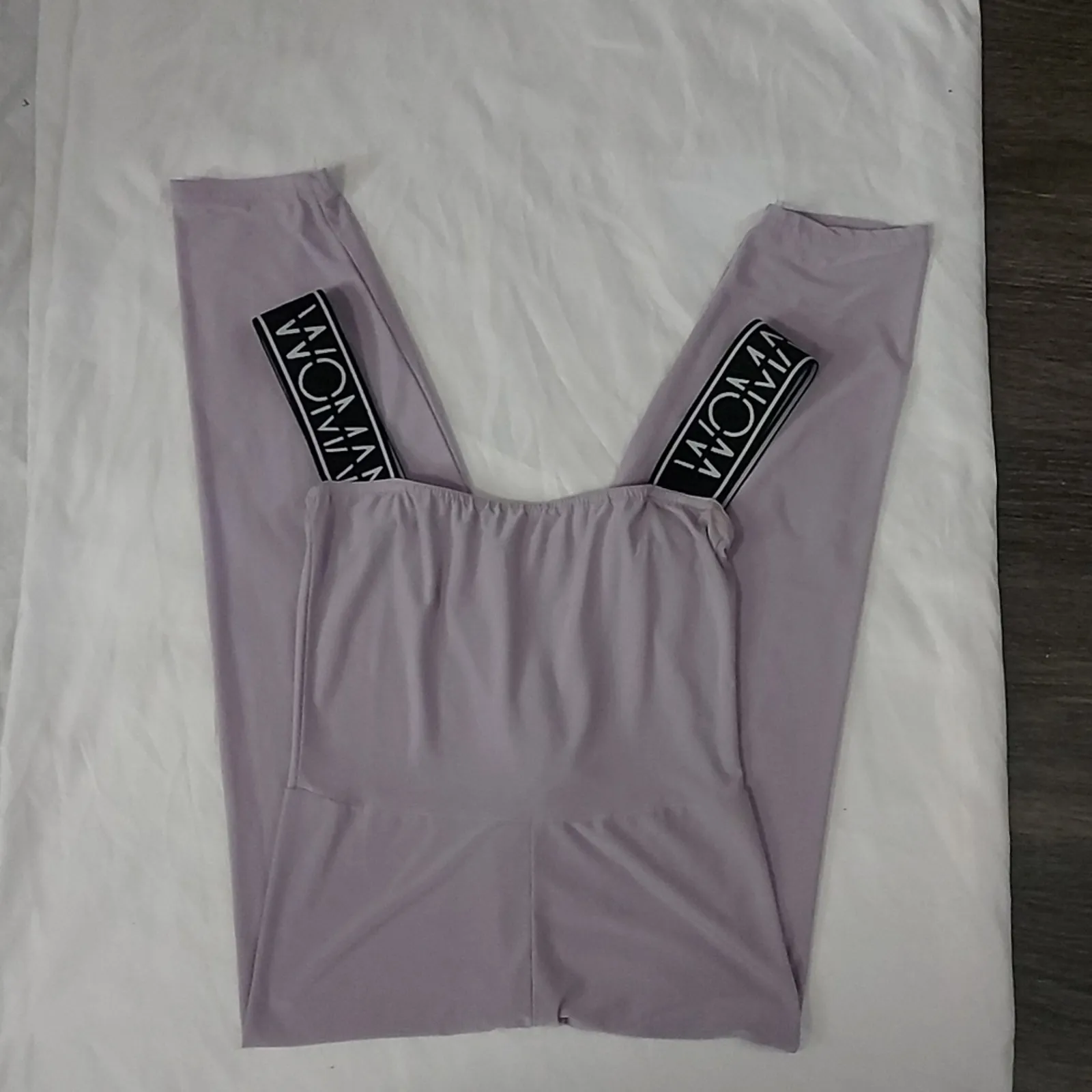 BooHoo Woman Grey Jumpsuit Romper 2 Balletcore Coquette Girl Festival Rainbow - Image 5