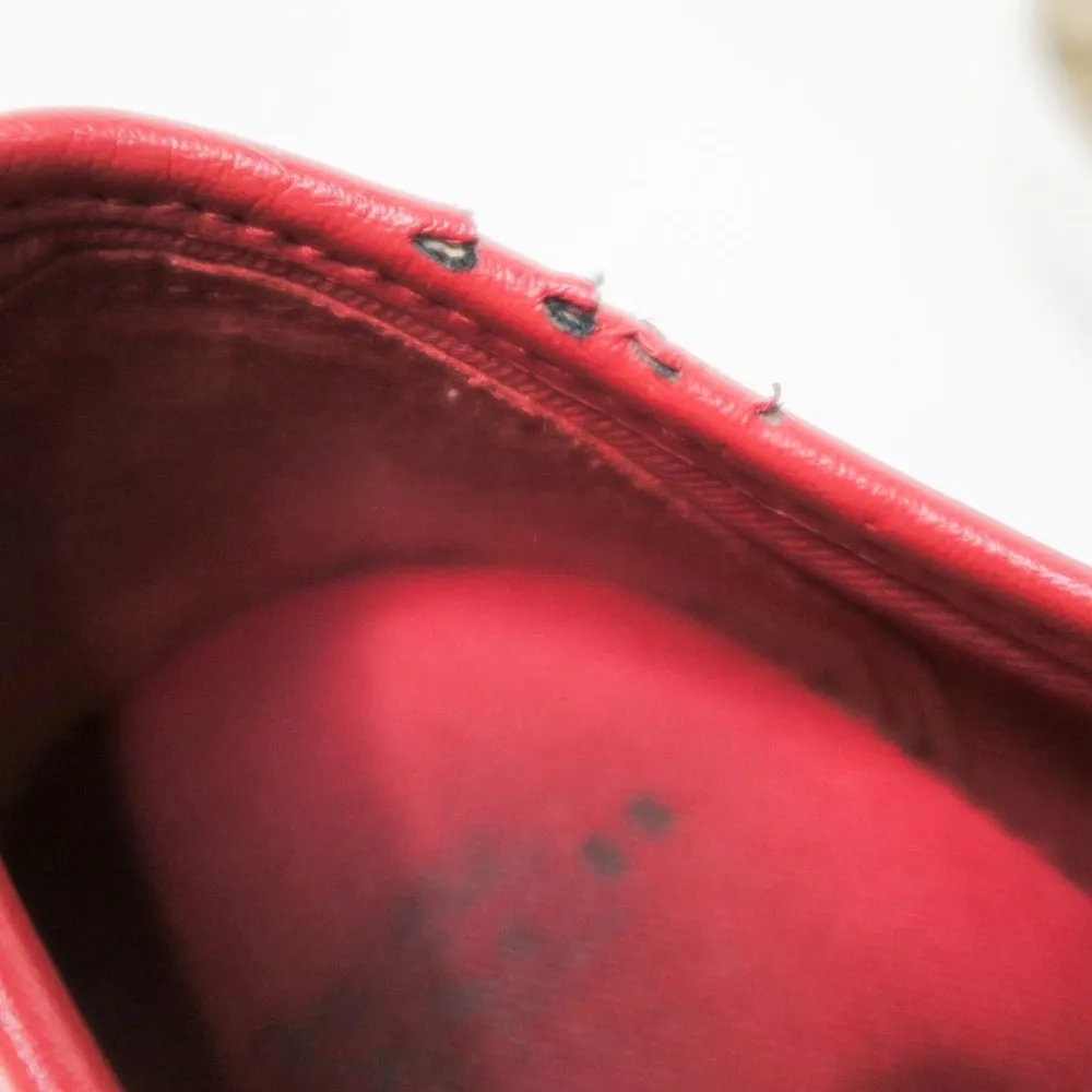 Coach Empire Outline Canvas Sneakers - Tan & Red - Image 13