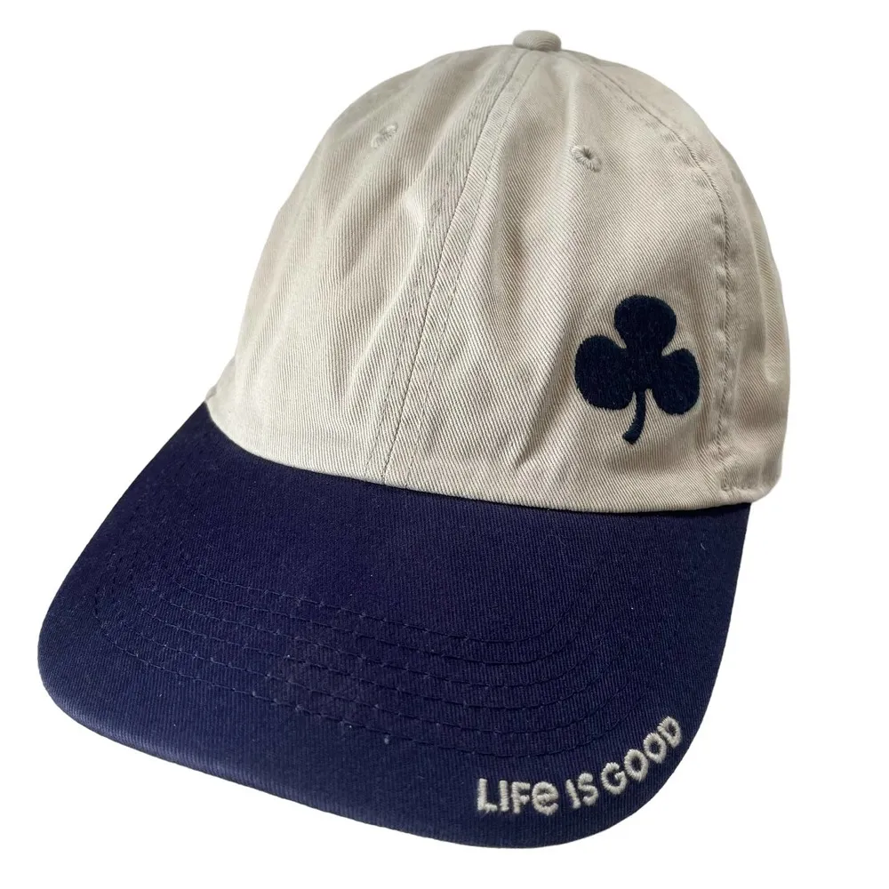 LIFE IS GOOD Happy Go Life Unisex Cap Hat Size Tan"Art of Optimism" Shamrock - Image 18