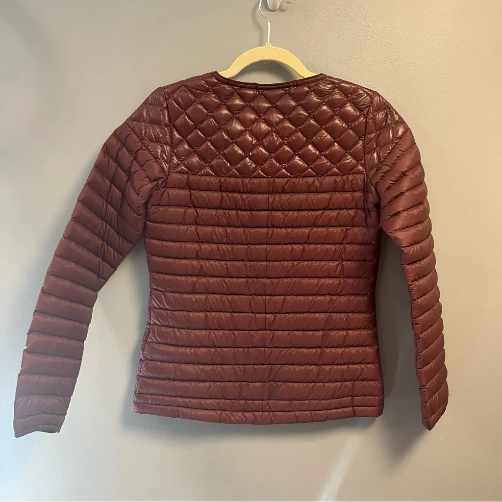 Patagonia  Jacket Women's AlpLight Down Pullover in Dark Ruby Sz XXS NWOT - Image 9