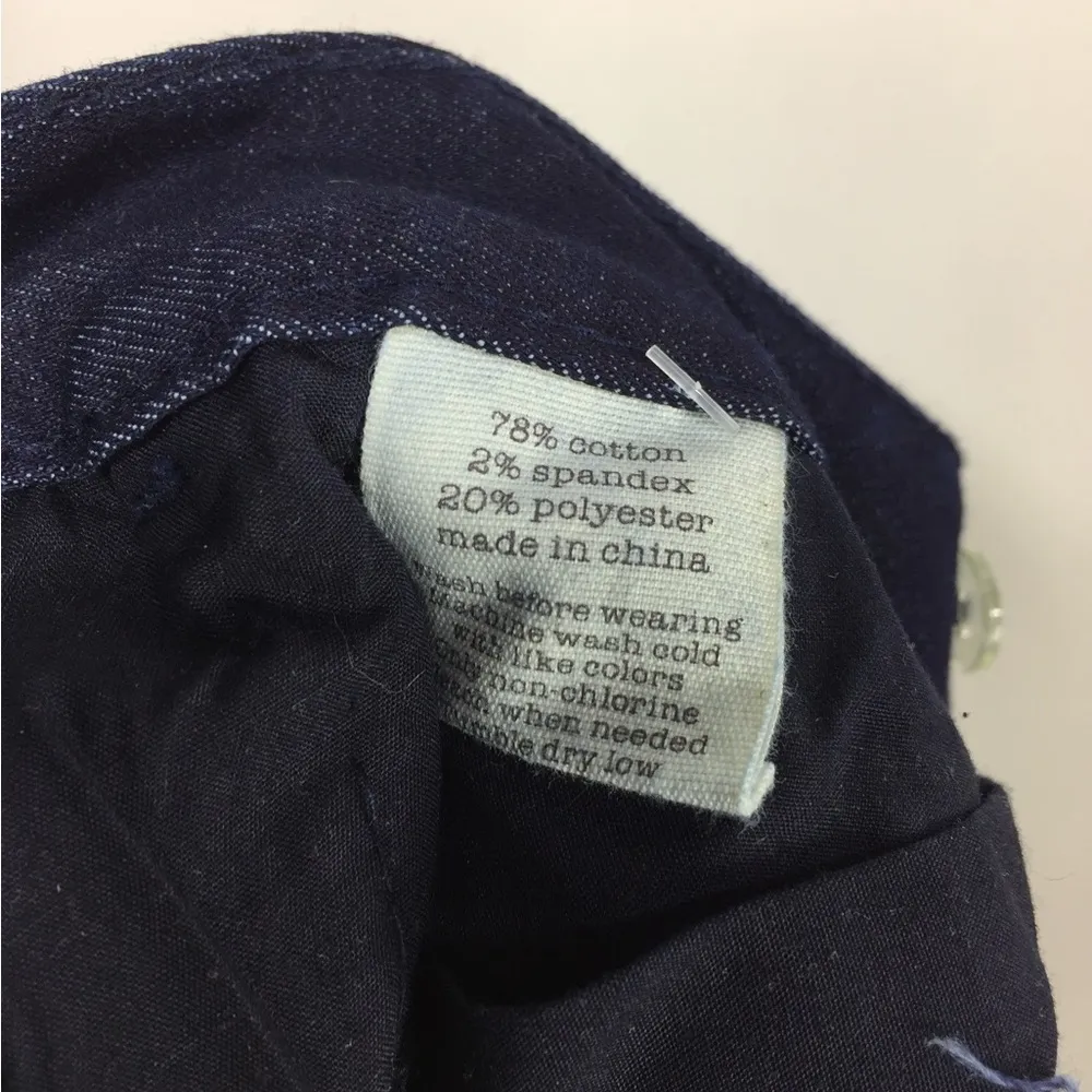 Maison Jules Dark Wash Flared Jeans Size 0 - Image 2