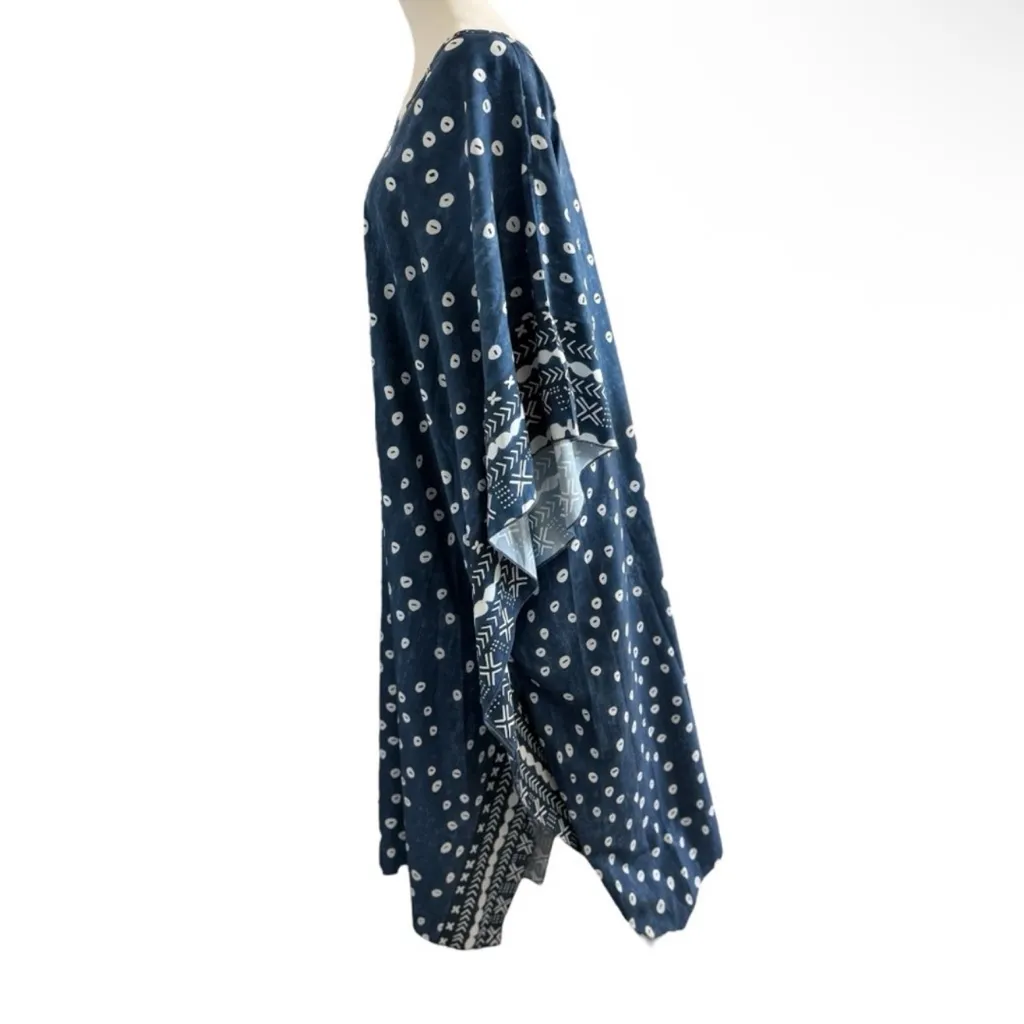 Blue and White Patterned Kaftan Size undefined - Image 4