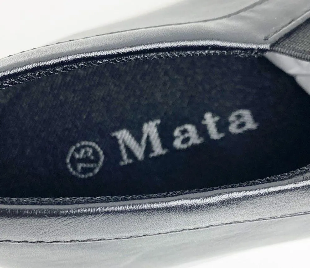 MATA Classic Black Studded Slip - Image 4