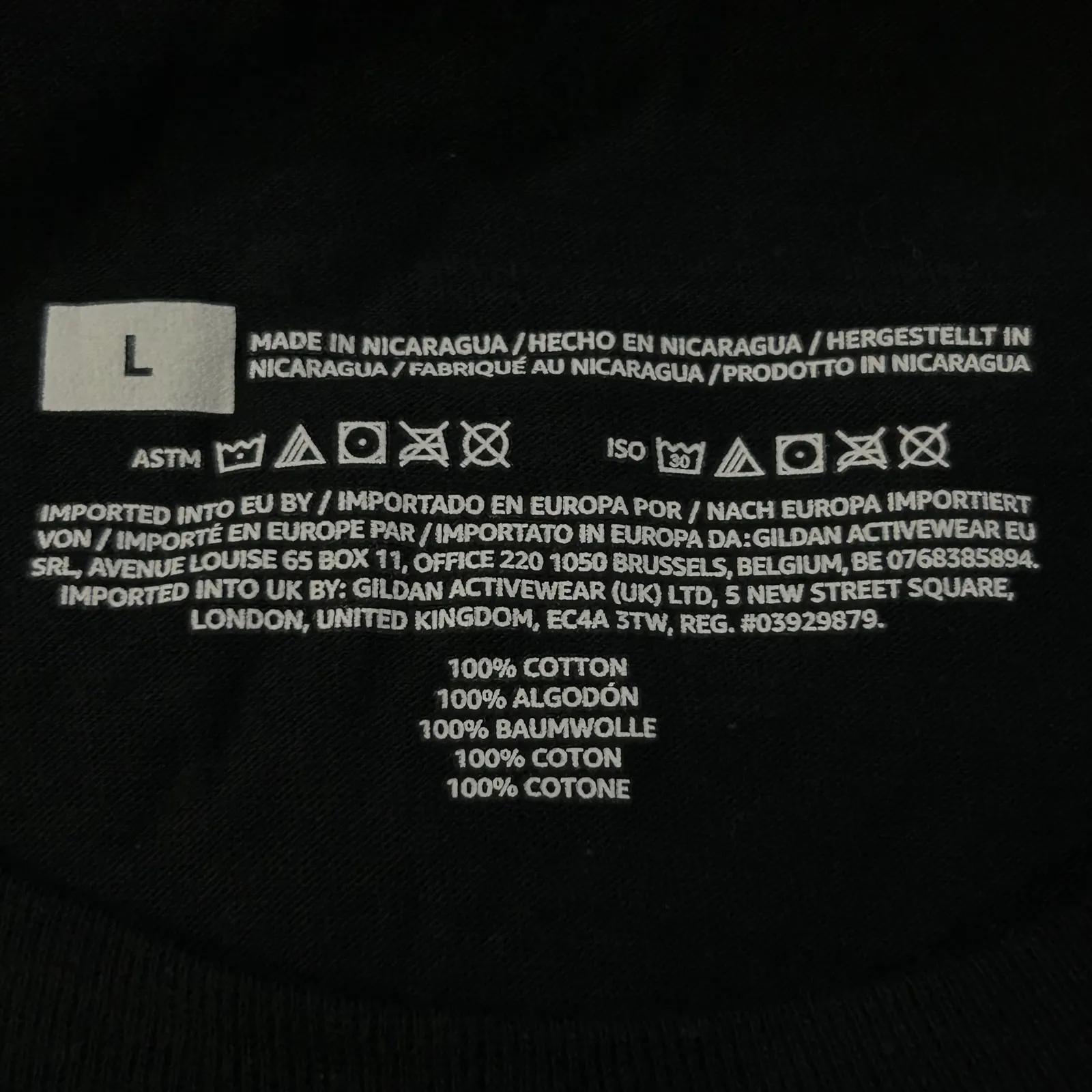 NEW Gildan Florida Graphic‎ T-Shirt Crew Neck Short Sleeve Black Large - Image 6