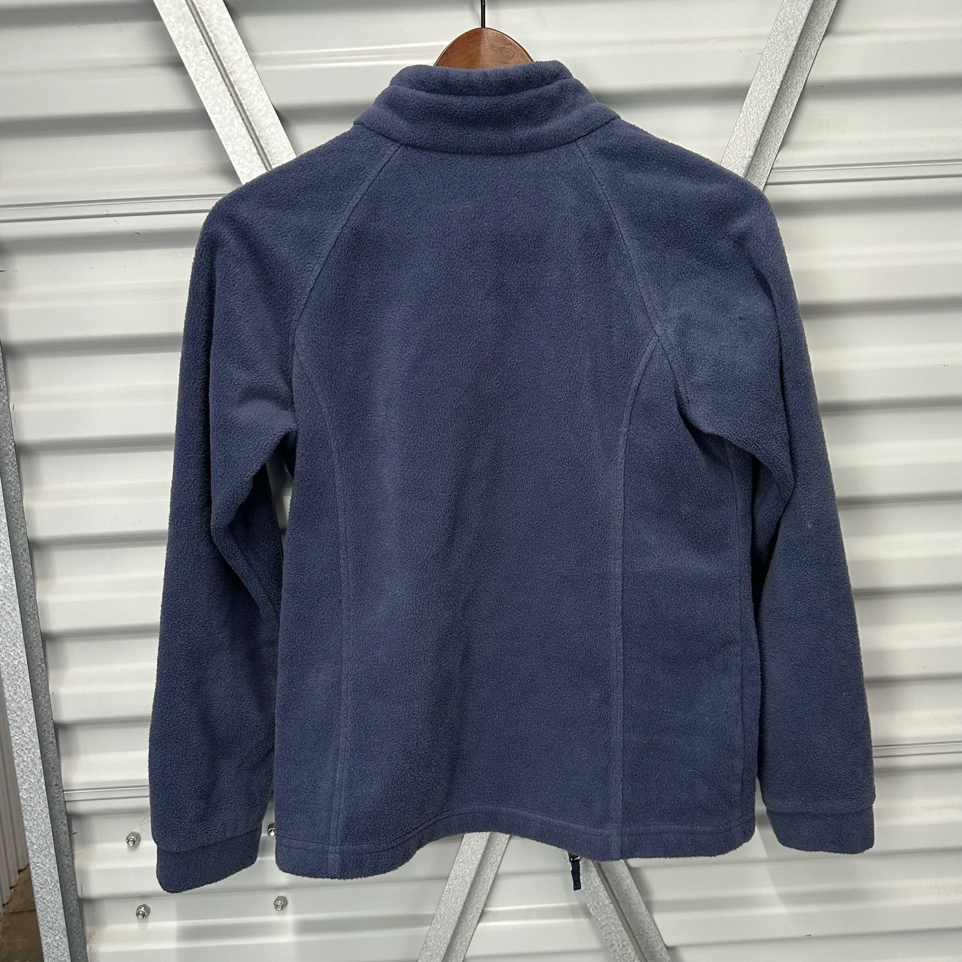 Navy Blue Full Zip Fleece Jacket - Image 5