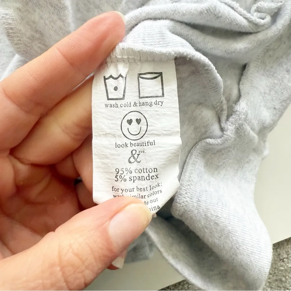 Ampersand Ave Double Hoodie Sweatshirt Size Medium Pink - Image 7