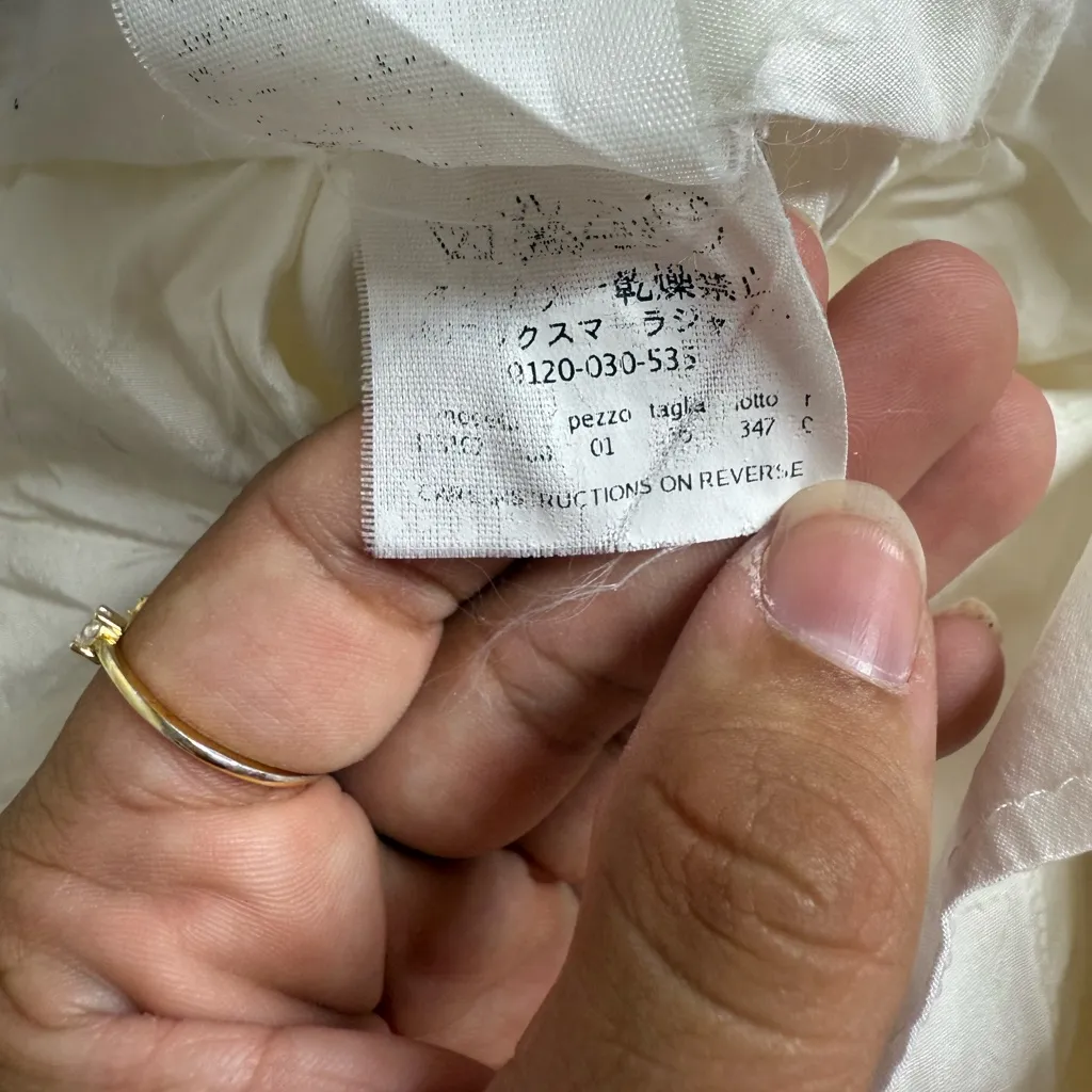 MaxMara White Trouser Pants SEE MEASUREMENTS - Image 6