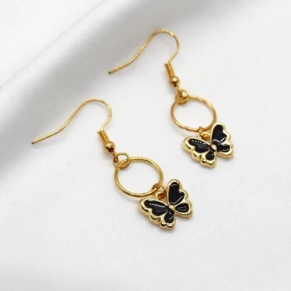 Mini Black Butterfly Set Gold - Image 2