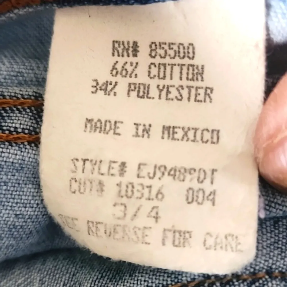 XOXO Light Wash Jean Denim Skirt Pencil Style - Image 8