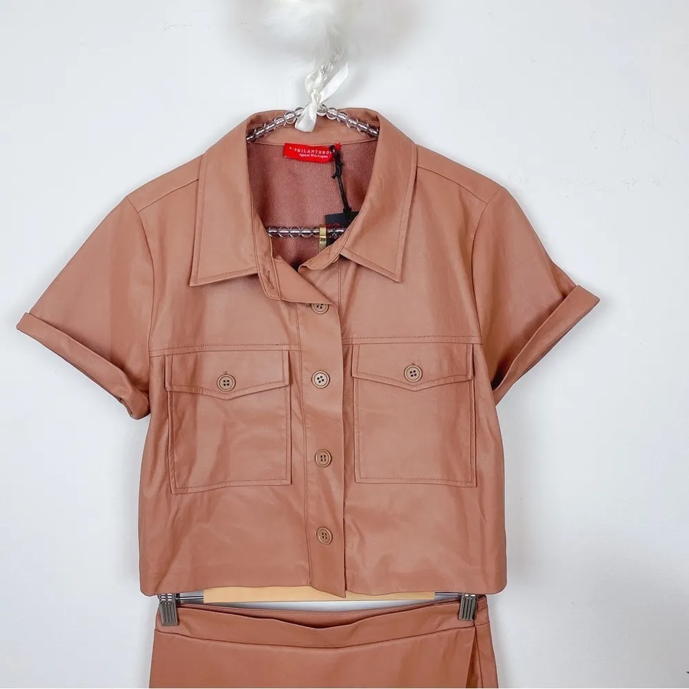 n:Philanthropy Arielle Shirt & Standon Skirt Ginger - Image 5