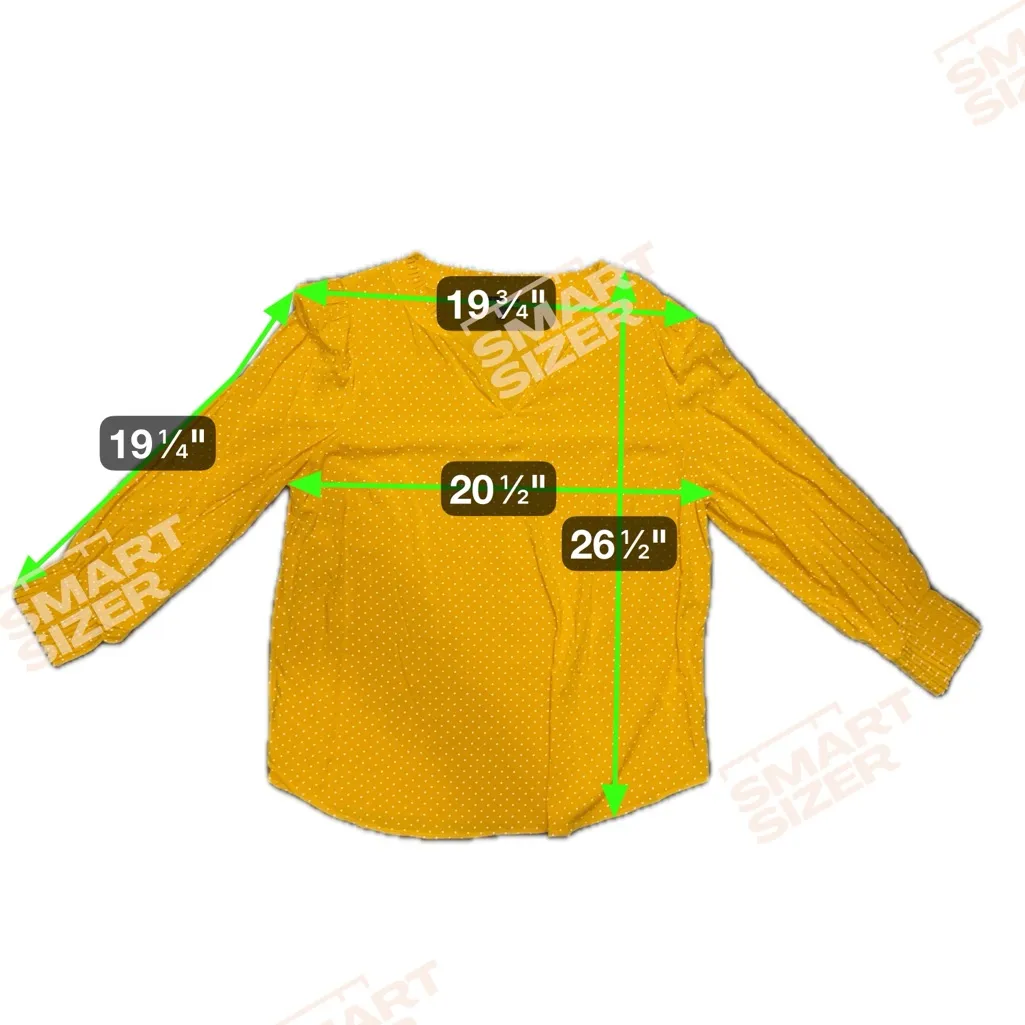 Talbots  Pleated Cuff Dot Print Top - Image 3