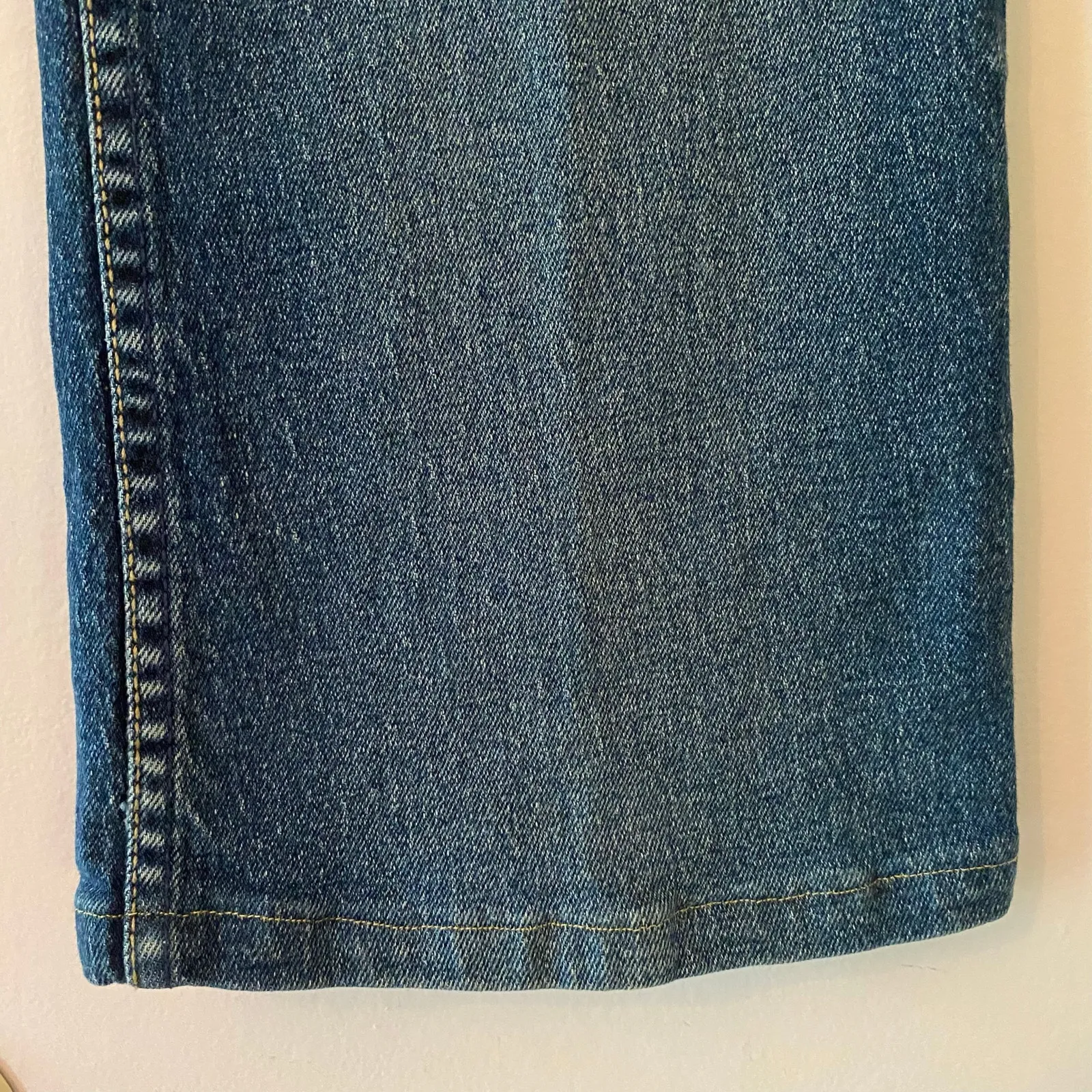 Lawman Straight Leg Jeans Rhinestone Slim Fit Vintage Western Women size 9 / 30 - Image 5