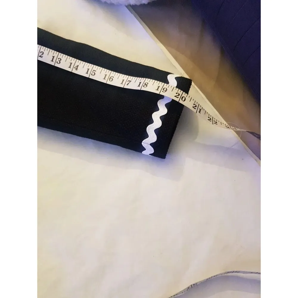 Hobbs London Womens Blazer Jacket Sz  6 Melonie Textured White Trim Cropped - Image 14