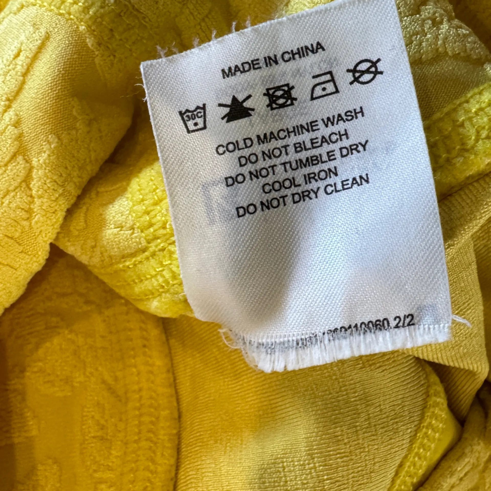 Buffbunny Flower Power yellow legging size large - Image 5