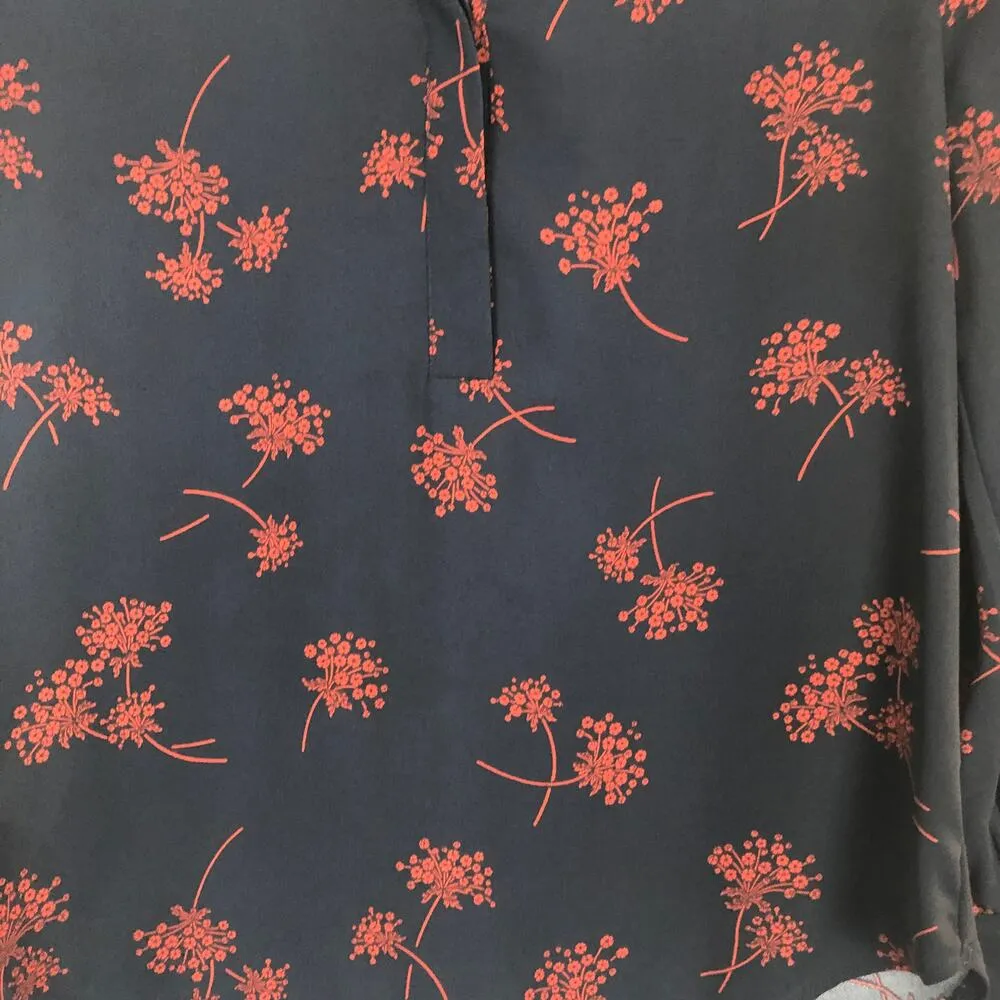 Ann Taylor Womens Top XXS Petite Floral Chiffon Business Career Office Dressy - Image 4