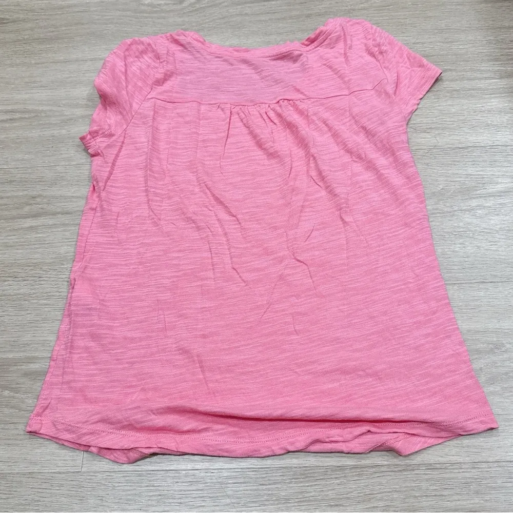 Banana Republic Women's Pink Malibu T-Shirt - Image 3