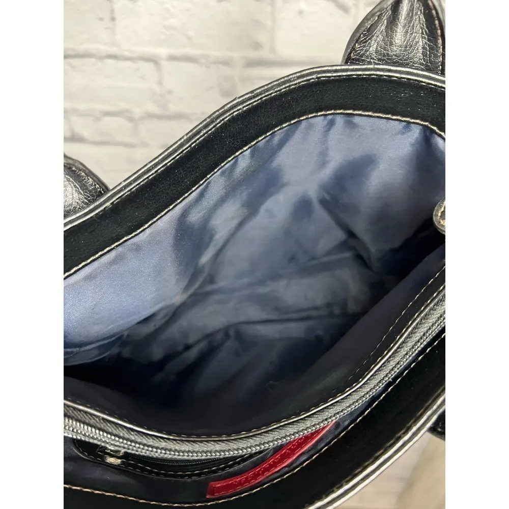 Tommy Hilfiger Jaden satchel logo purse. - Image 7