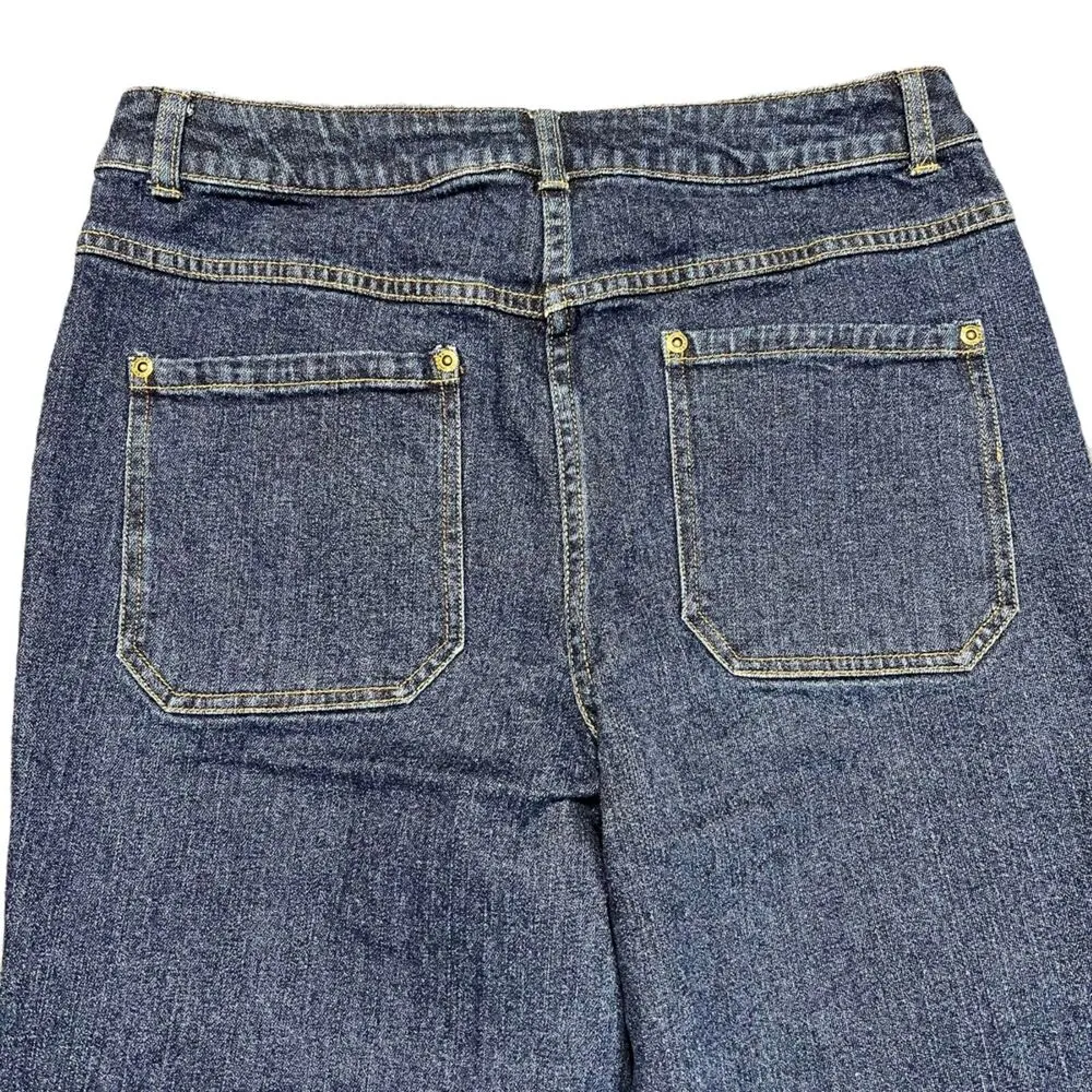 CBK Sport Womens Denim Blue Jeans Pants Stretch Straight Leg Medium Wash Size 8 - Image 5