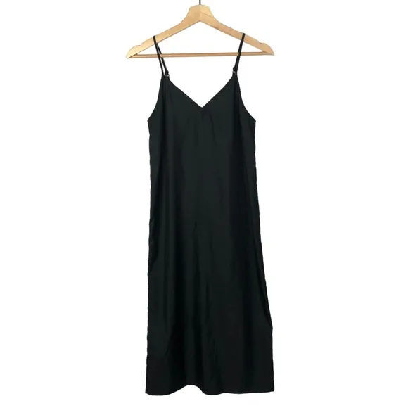 ASOS Design Black Midi Cami Slip Dress 4 - Image 8