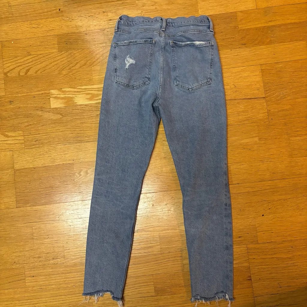 Agolde Nico Organic Cotton Preppy Coastal Quiet Luxury High Rise Slim Jeans 26 - Image 5