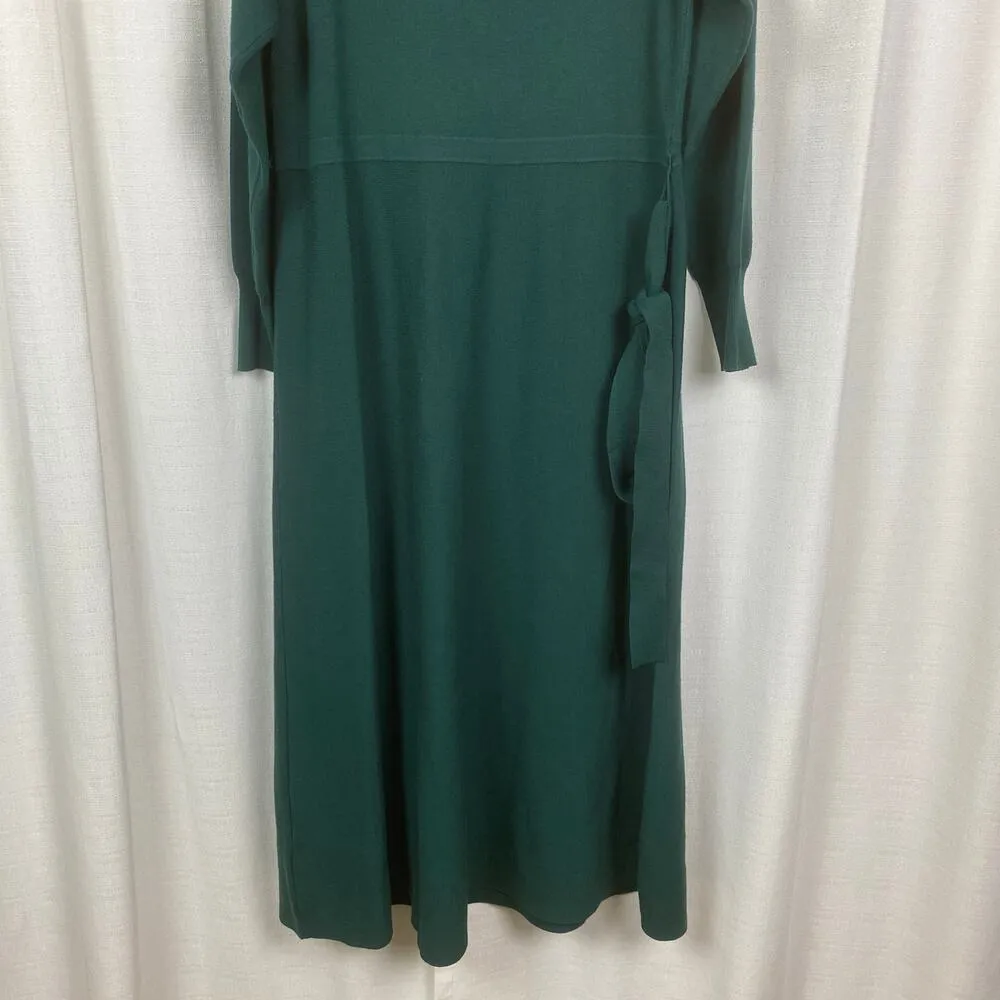 Boden Emerald Green Sweetheart Knitted Midi Dress Sz.20/22R NWT Size undefined - Image 14
