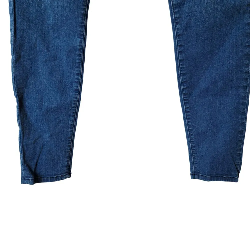 Current Elliott Dark Wash Indigo High Rise USA Made Ankle Skinny Jeans Size 26 - Image 6