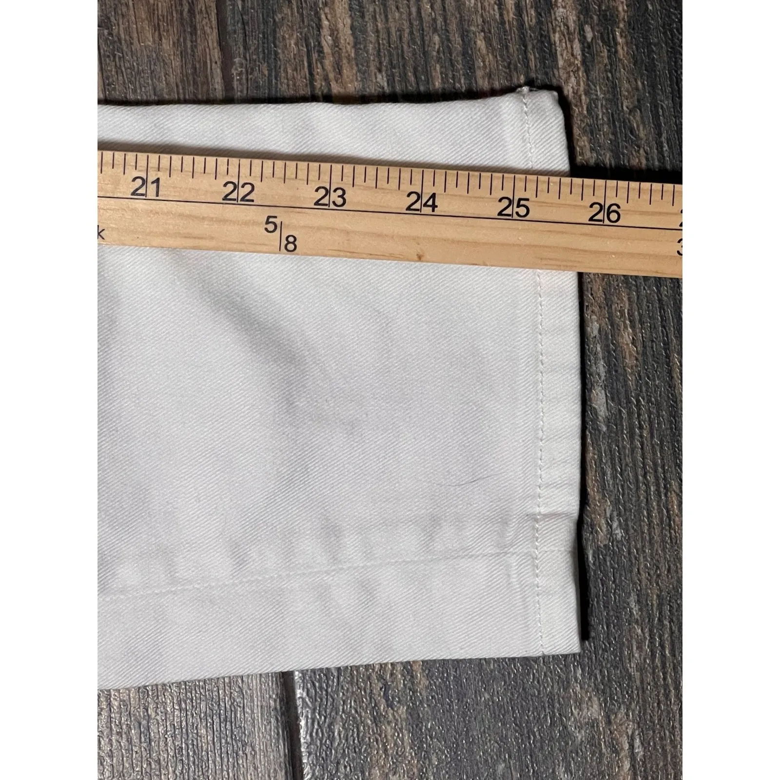 Rag & Bone Dre Low Rise Slim Boyfriend Ankle Jeans White Denim Womens Size 24x26 - Image 10